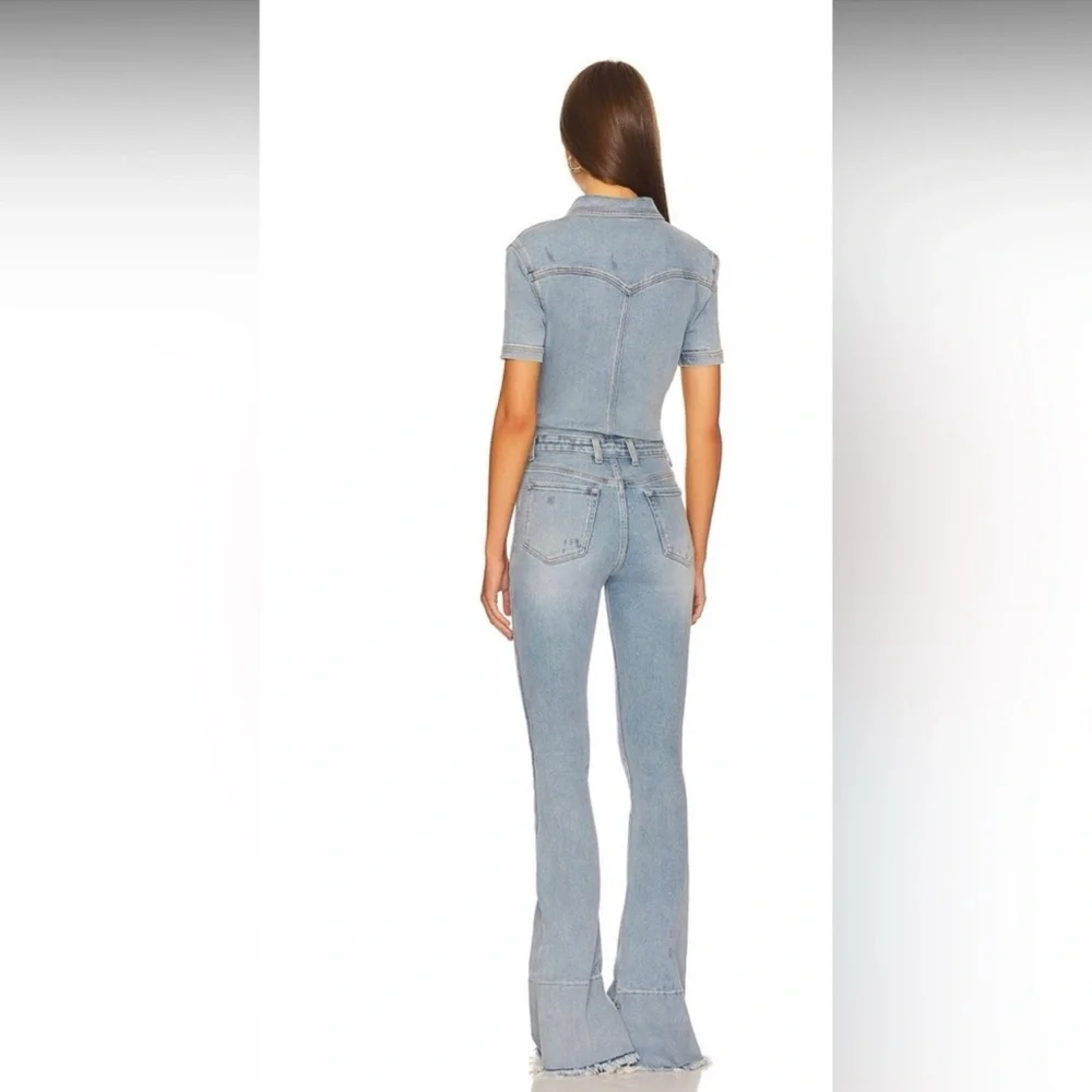 Brand New SER.O.YA Fallon Denim Jumpsuit Size XS - Picture 8 of 17